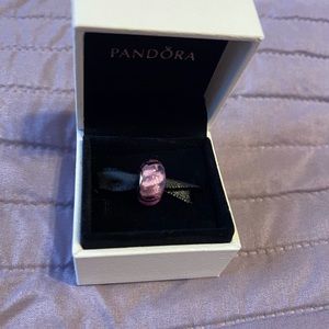 Light purple Murano Pandora Charm